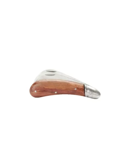 Couteau d'éléctricien avec 1 lame serpette et 1 lame droite Inox | 907.2186 - KS Tools