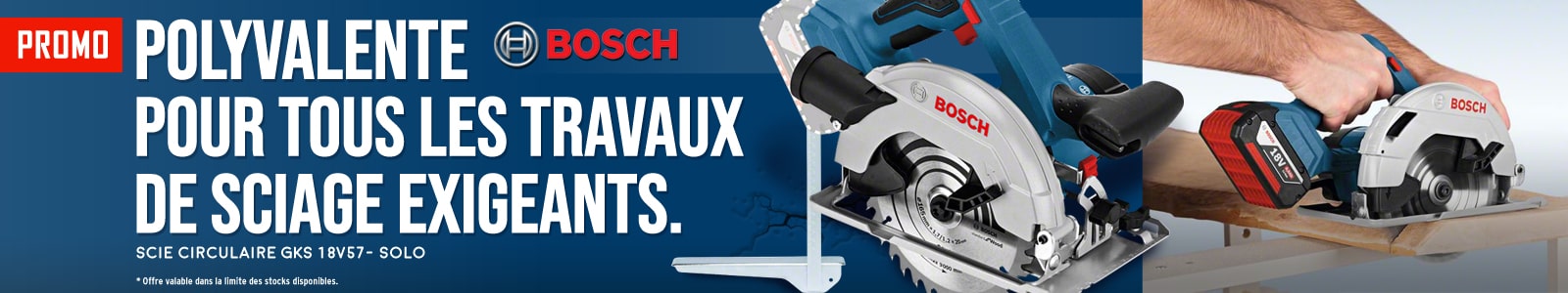 Promo Scie circulaire Bosch