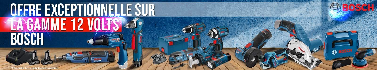 Promotions outils 12V Bosch