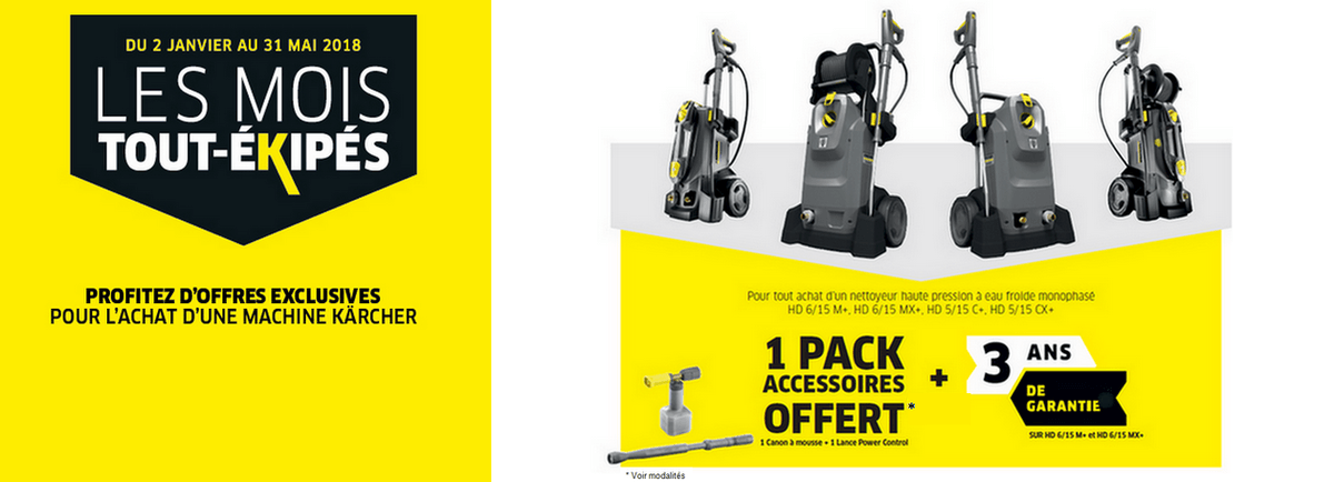 Offre Karcher « Les Mois Tout-eKipés » 