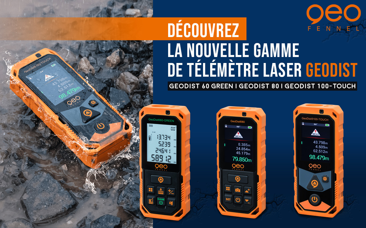 Nouvelle gamme de télémètres laser GeoDist